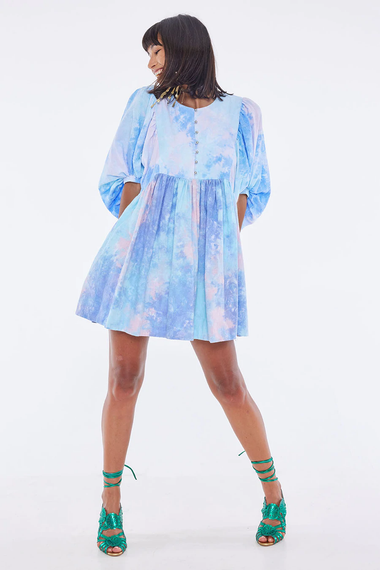 Madhu Mini Dress Candy Sky Tie Dye - Dress