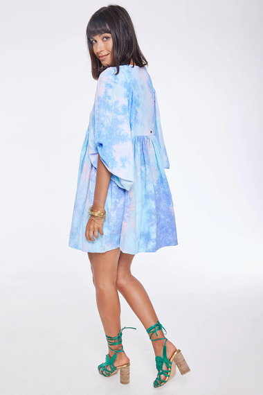 Madhu Mini Dress Candy Sky Tie Dye - Dress
