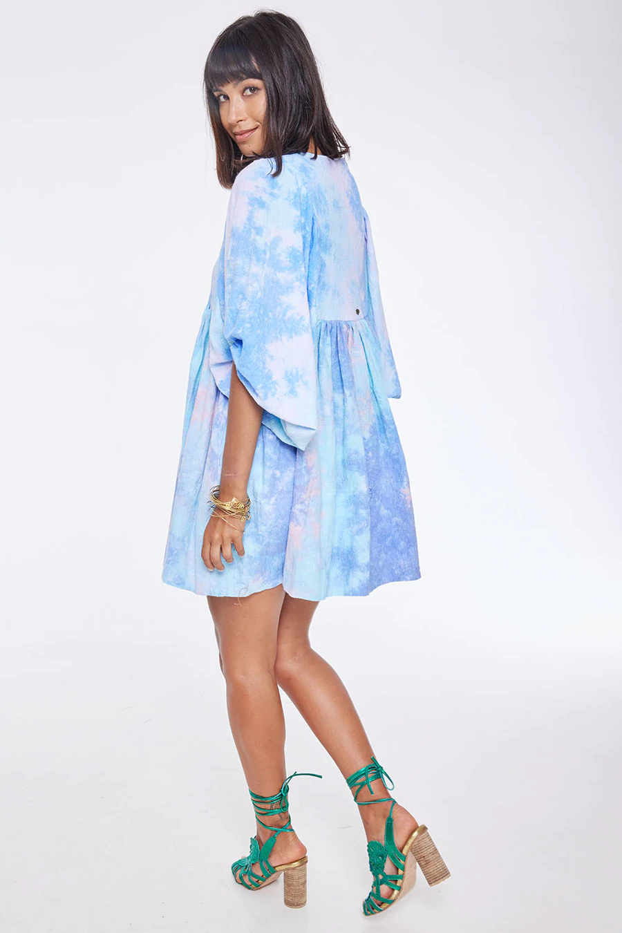 Madhu Mini Dress Candy Sky Tie Dye