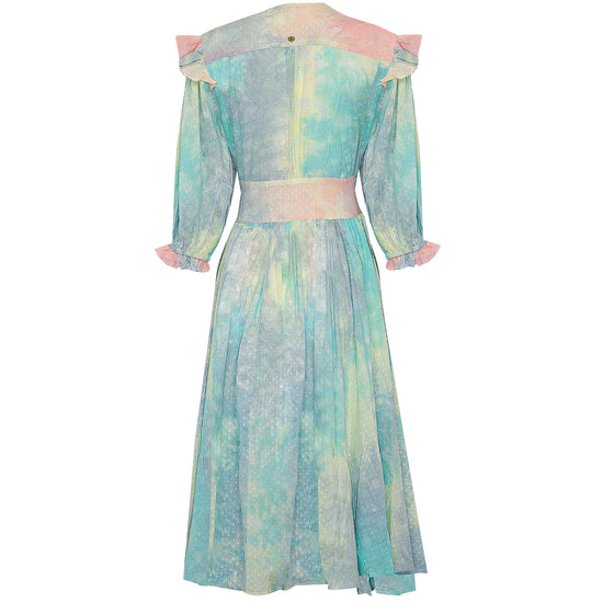 Load image into Gallery viewer, Zanthe Midi Dress Mixed Candy Tie Dye
