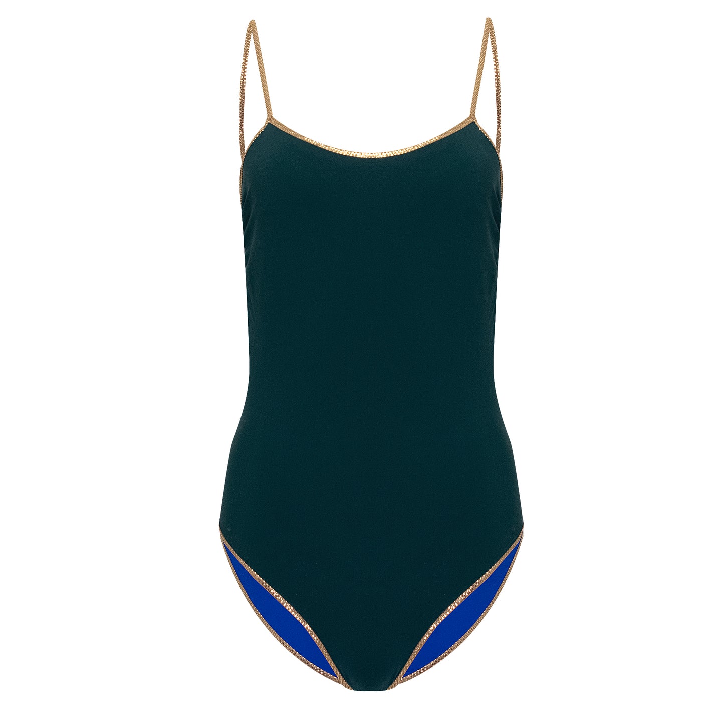 Load image into Gallery viewer, Bridgehampton Reversible One Piece Dark Green/Blue - One Piece
