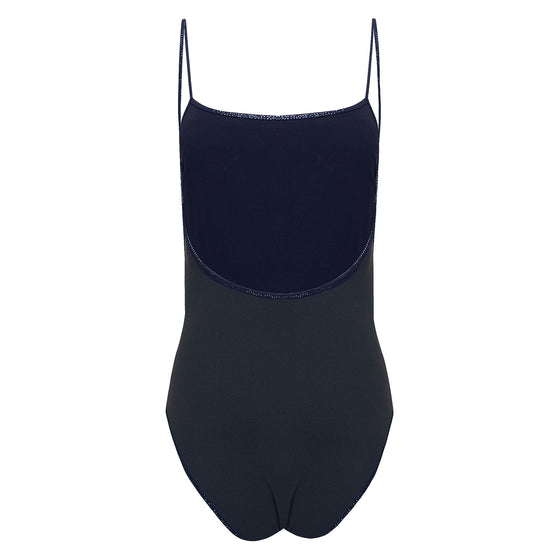 Bridgehampton Reversible One Piece Navy/Dark Grey