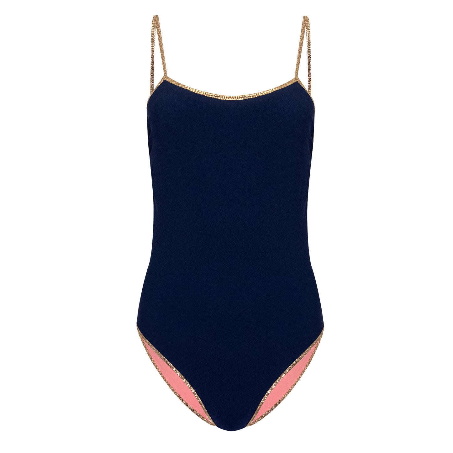 Load image into Gallery viewer, Bridgehampton Reversible One Piece Pink/Dark Blue - One Piece
