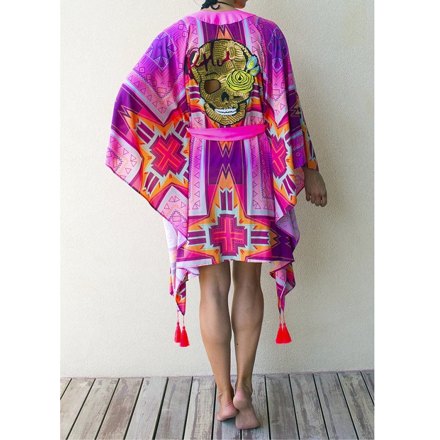 Load image into Gallery viewer, Tribal Kimono Midi - Kimono
