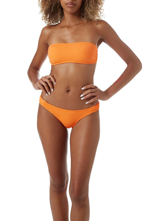 Trieste Orange Bikini Top