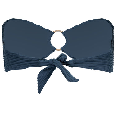 Dune Ring Bandeau Top Grey - Bikini Top