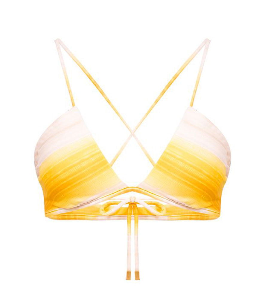 Load image into Gallery viewer, Golden Celina Bikini Top - Bikini Top
