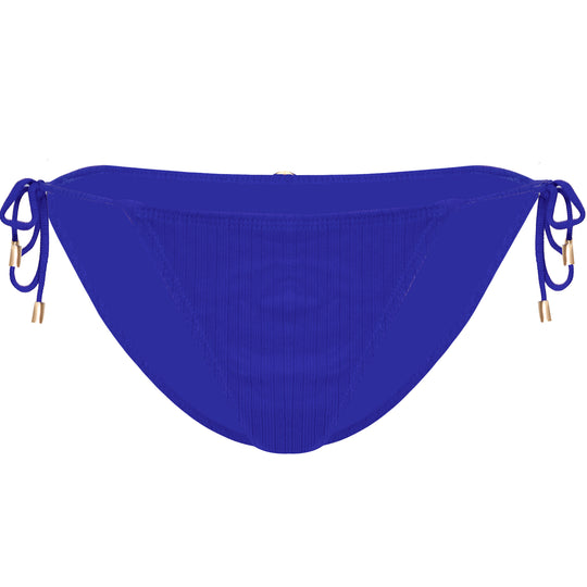 Load image into Gallery viewer, Klein Milano Tie Side Full Bottom Blue - Bikini Bottom
