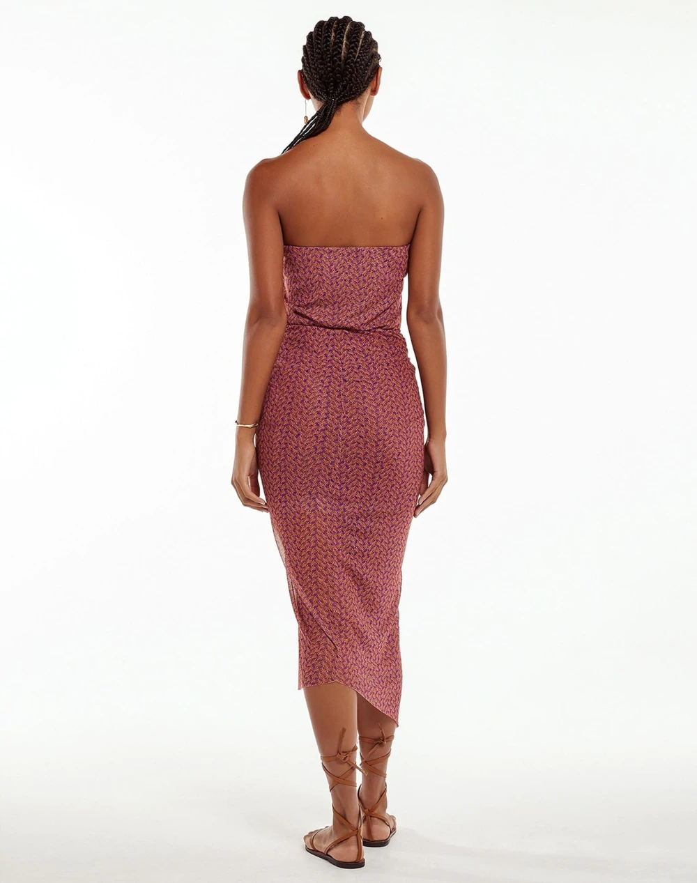 Load image into Gallery viewer, Luri Plum Lauren Midi Dress - Dress
