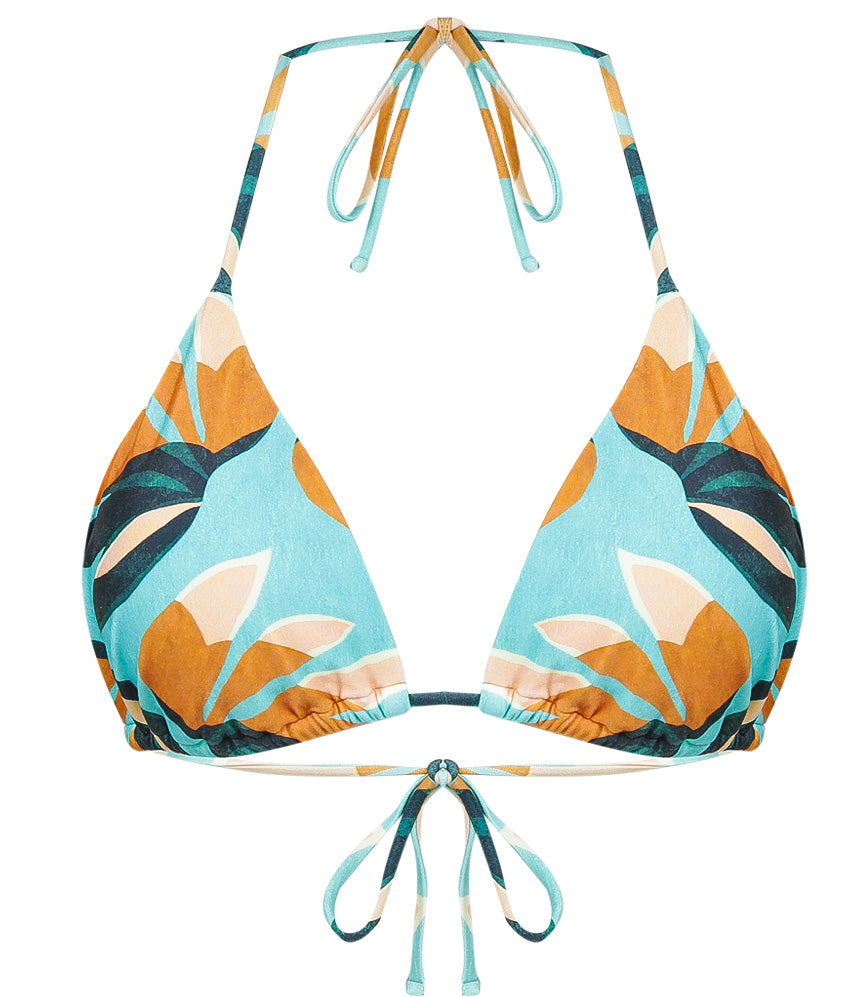 Load image into Gallery viewer, Matisse Triangle Bikini Top Blue
