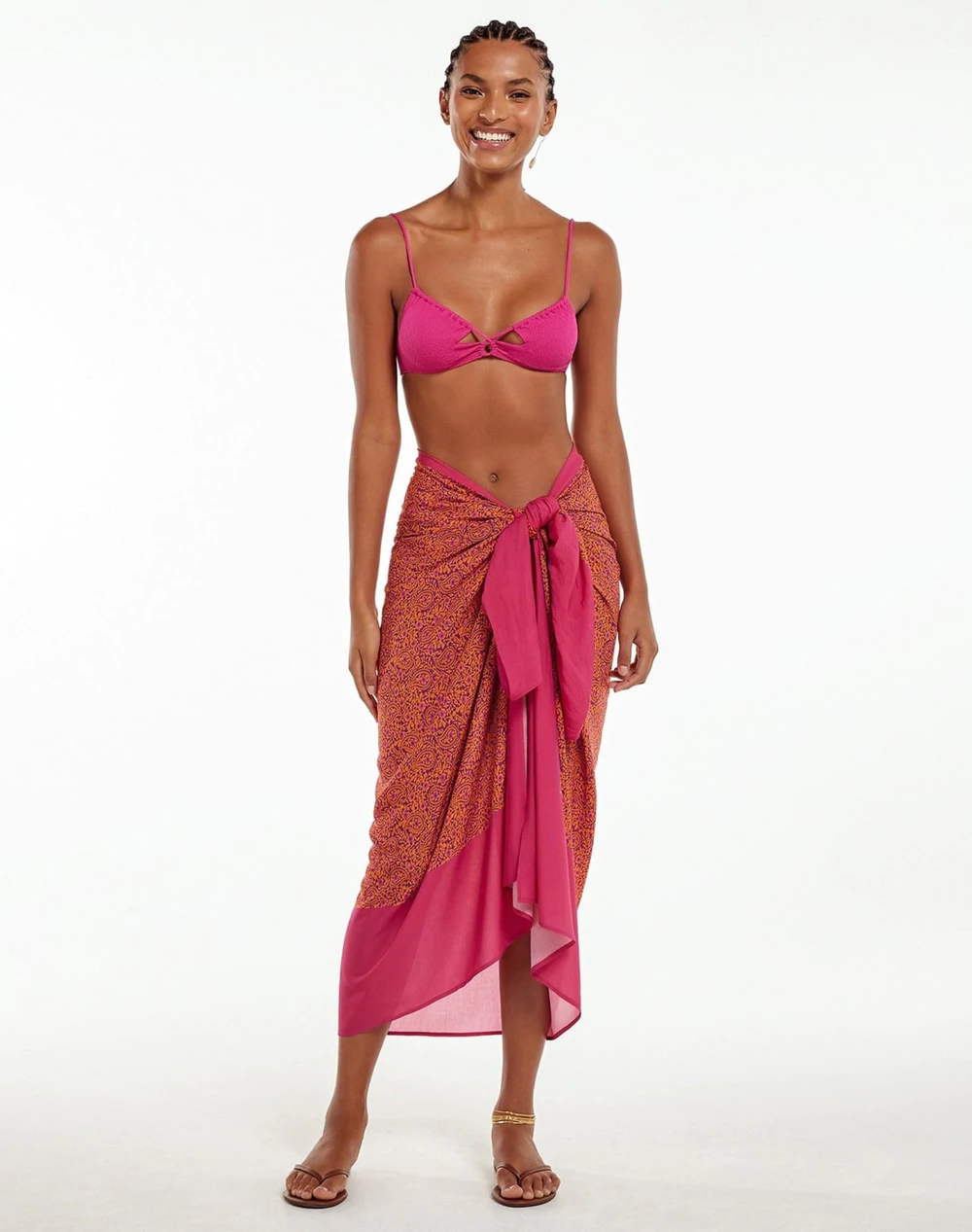 Load image into Gallery viewer, Miramas Printed Sarong - ONE SIZE - Sarong
