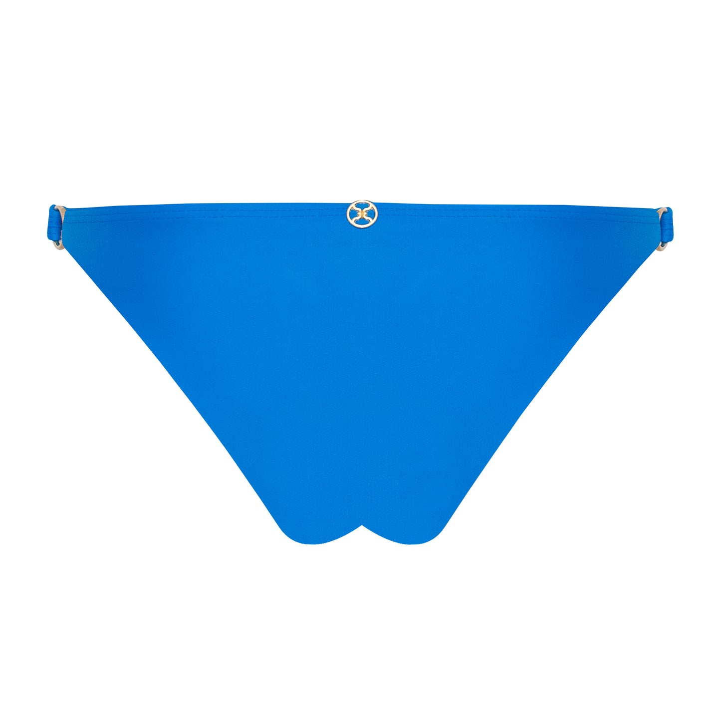 Load image into Gallery viewer, Solid Amalfi Detail Brazilian Bikini Bottom - Bikini Bottom
