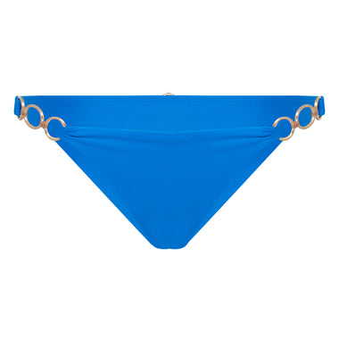 Solid Amalfi Detail Brazilian Bikini Bottom - Bikini Bottom