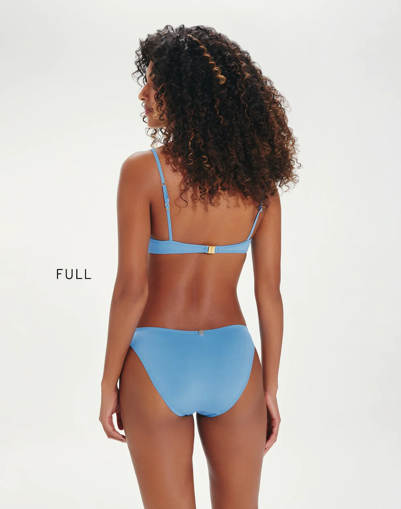 Solid Basic Bikini Bottom Full Blue