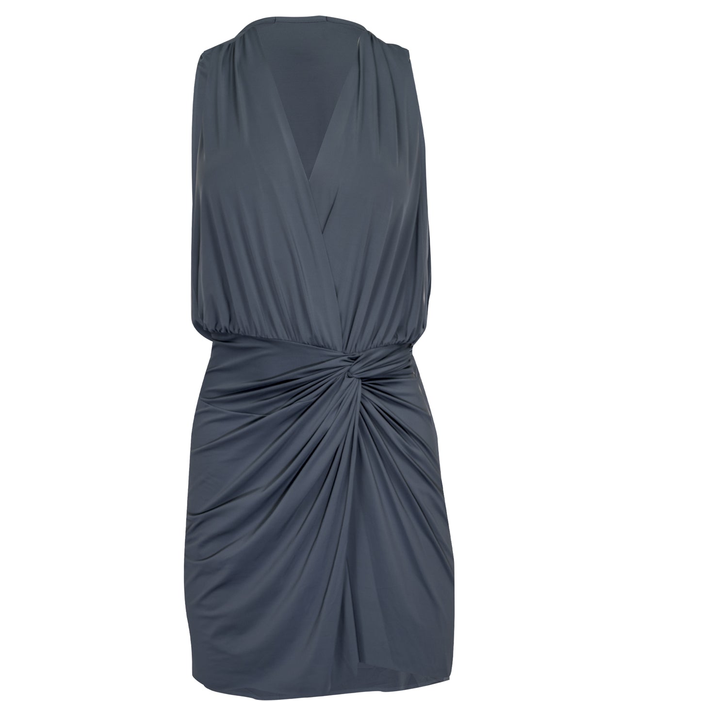 Load image into Gallery viewer, Solid Karina Mini Cover Up Grey - Cover Up
