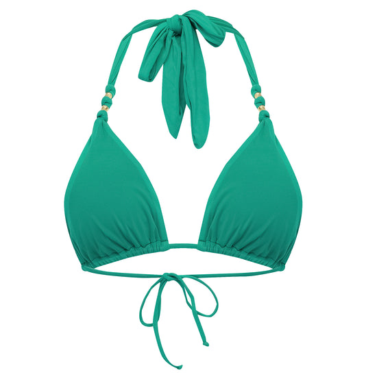 Solid Paula Bikini Top Military Green