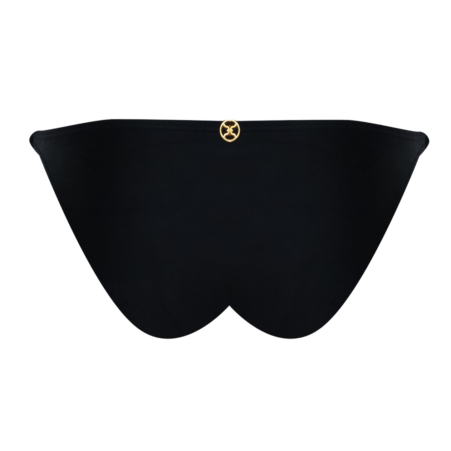 Load image into Gallery viewer, Solid Paula Full Bottom Black - Bikini Bottom
