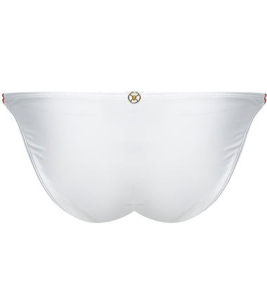 Solid Twine Bikini Bottoms Full White - Bikini Bottom