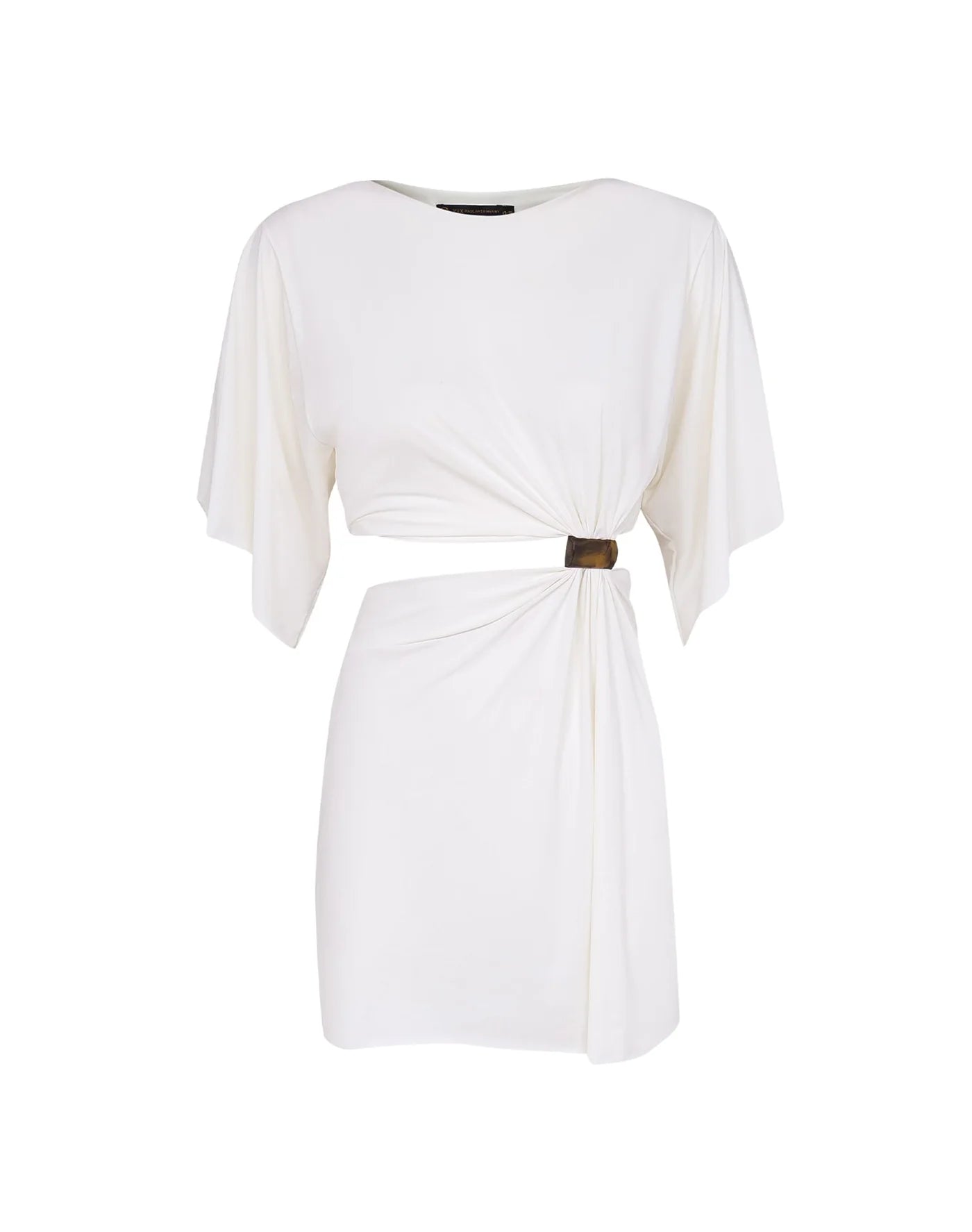 Load image into Gallery viewer, Solid Zaila Detail Short Cover Up White
