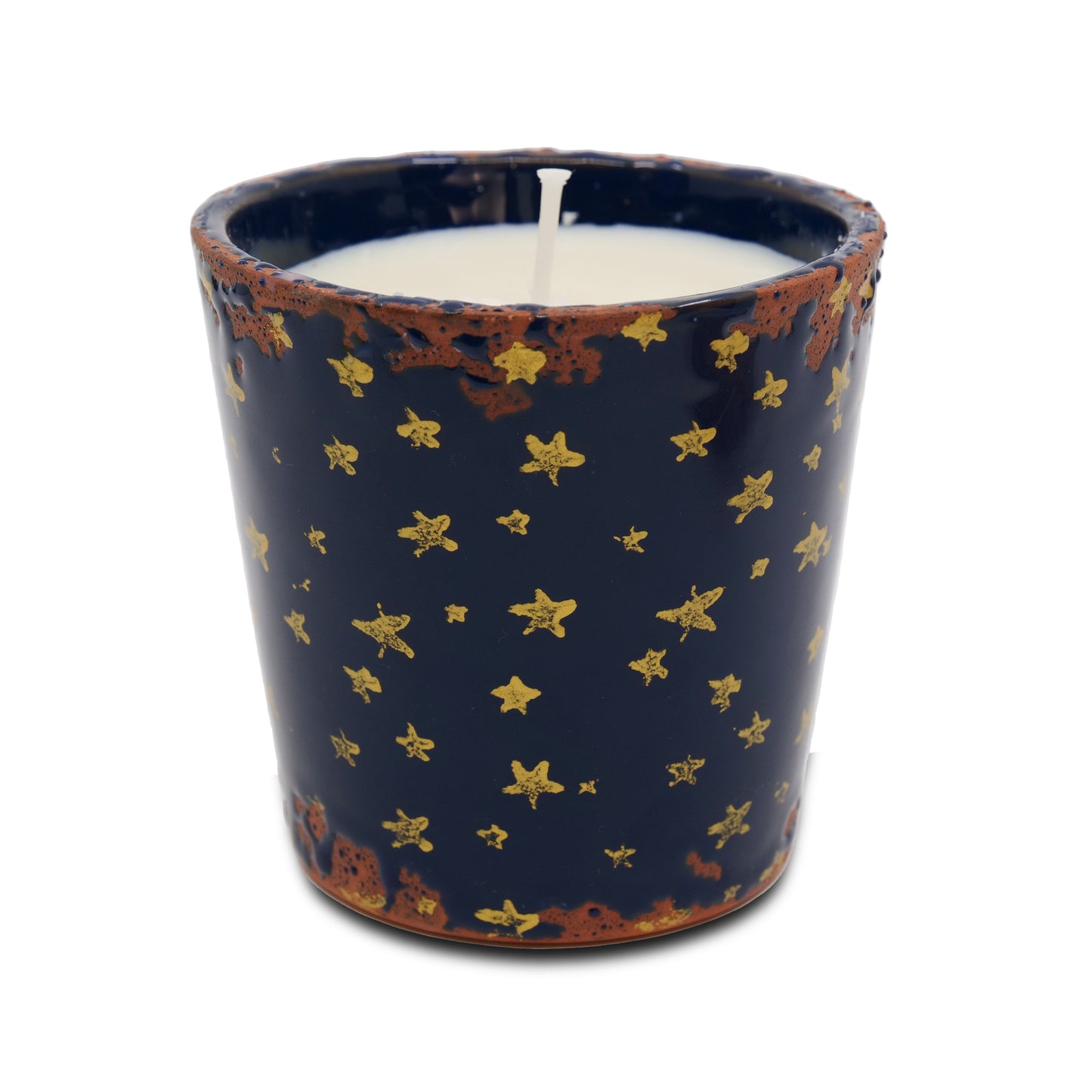Navy Star Candle