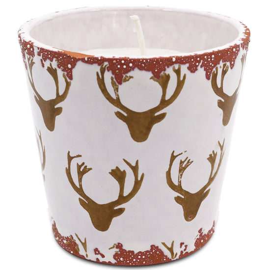 Load image into Gallery viewer, Reindeer Gold Candle
