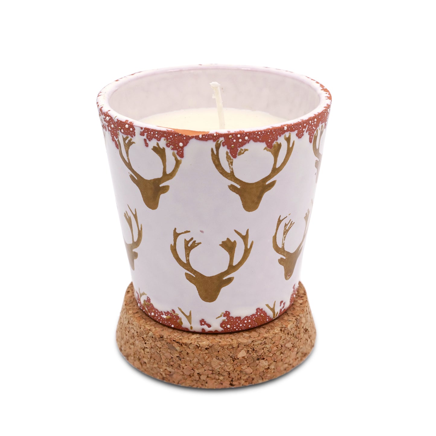 Load image into Gallery viewer, Reindeer Gold Candle
