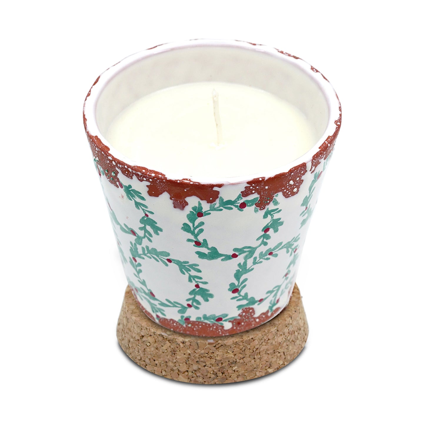 Load image into Gallery viewer, Holly Wreath Candle
