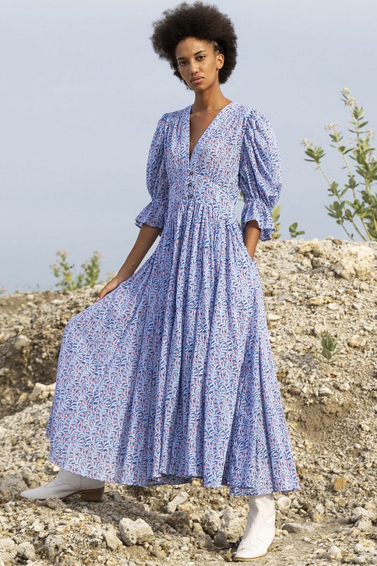 Xola Maxi Dress Jasmine Blue - Dress
