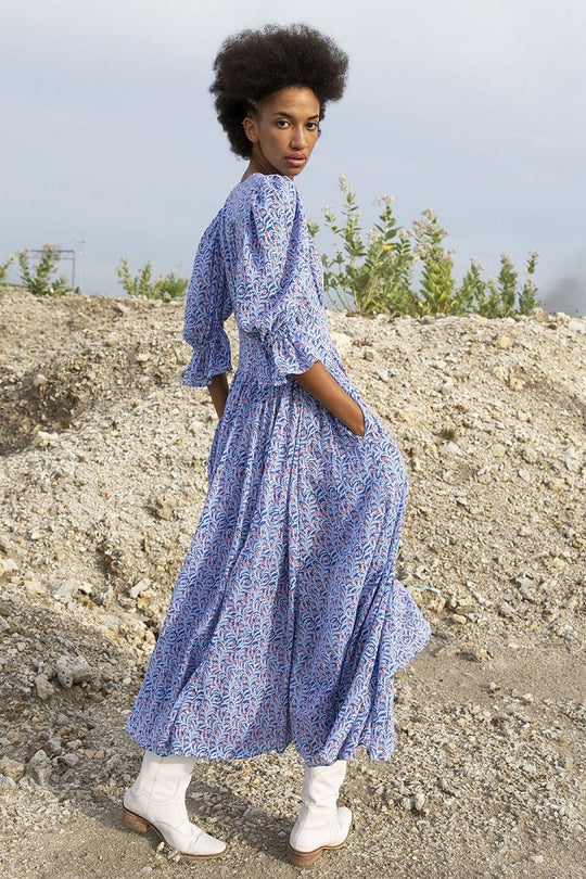 Xola Maxi Dress Jasmine Blue - Dress